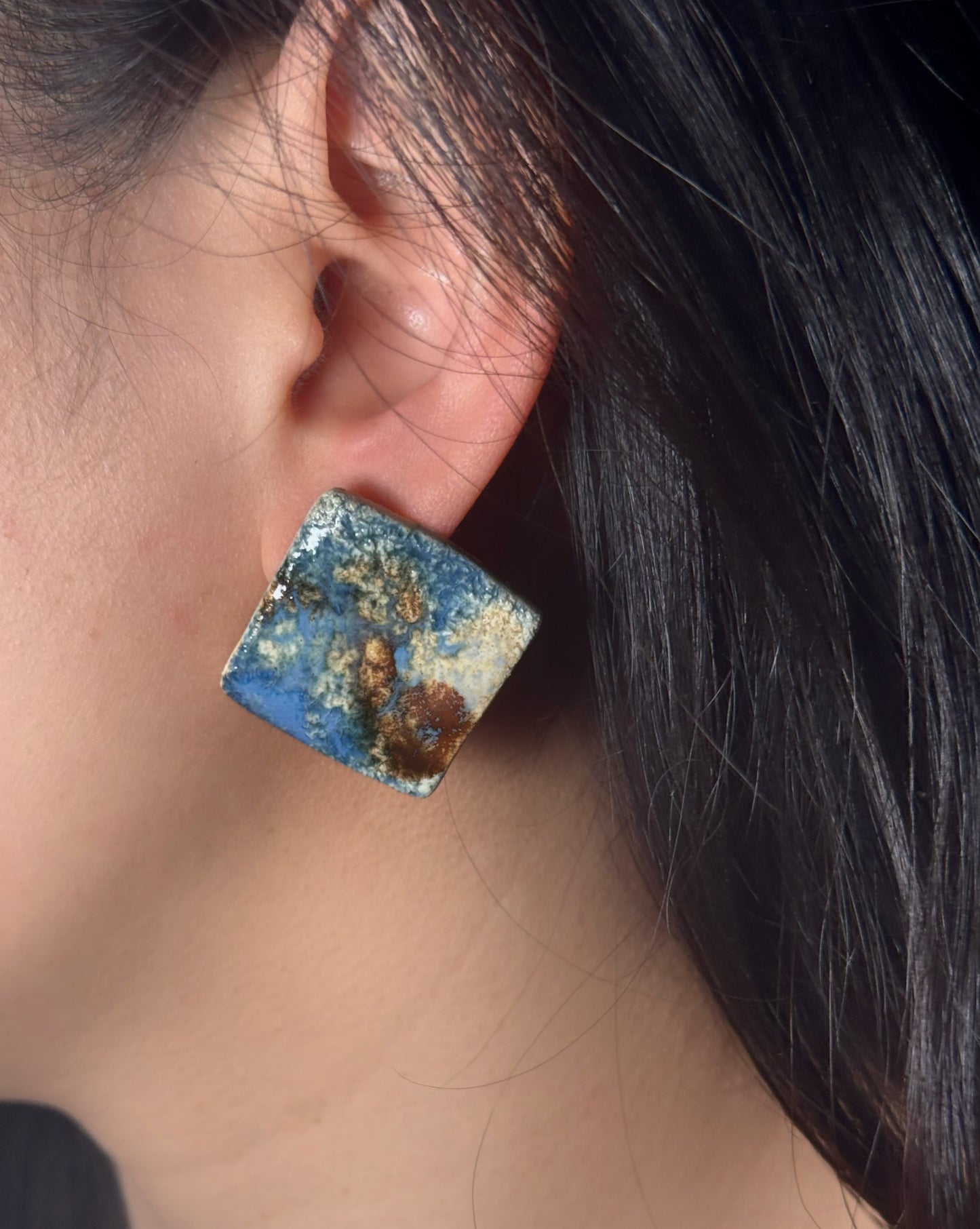 MINERAL GLAZE — “Blue Ore Relic“