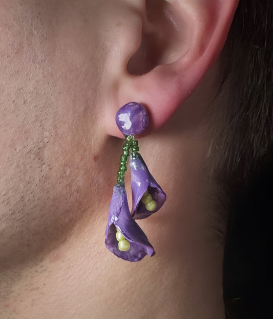 Violette Calla — Ohrringe