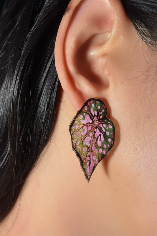 Begonia ‘Polka Dot´— Ohrringe