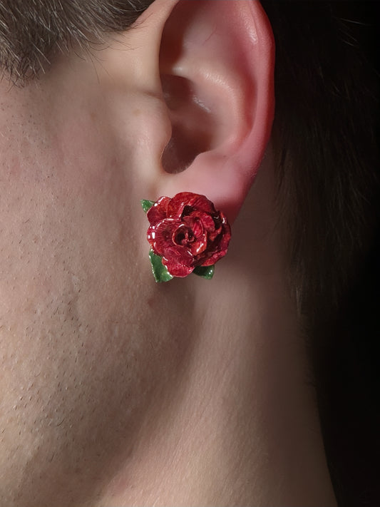 Rose— Ohrringe