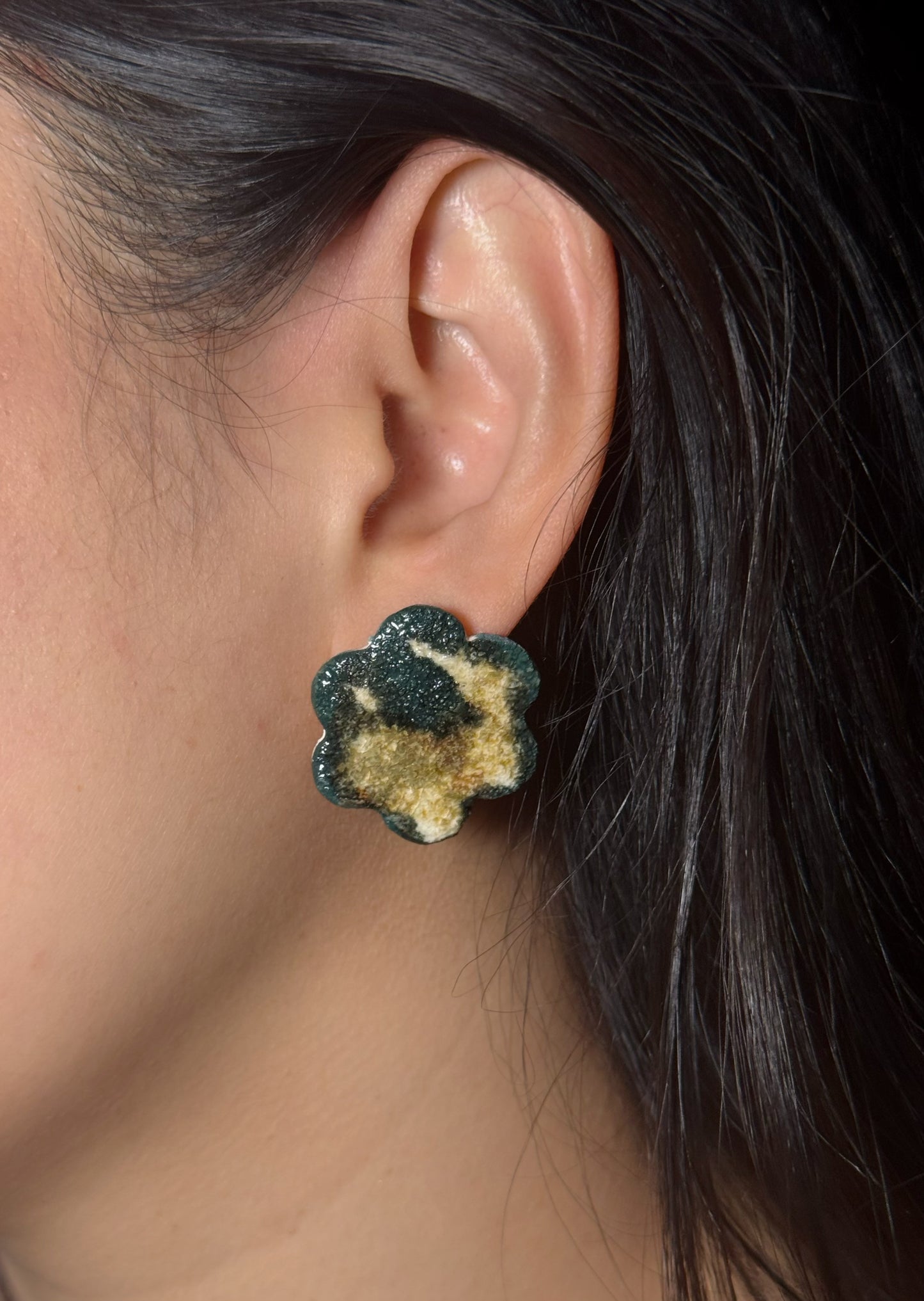 MINERAL GLAZE — “Gilded Moss Core“