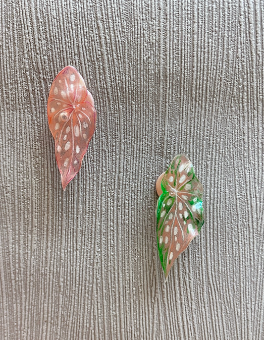 Begonia ‘Pink Mist´— Ohrringe