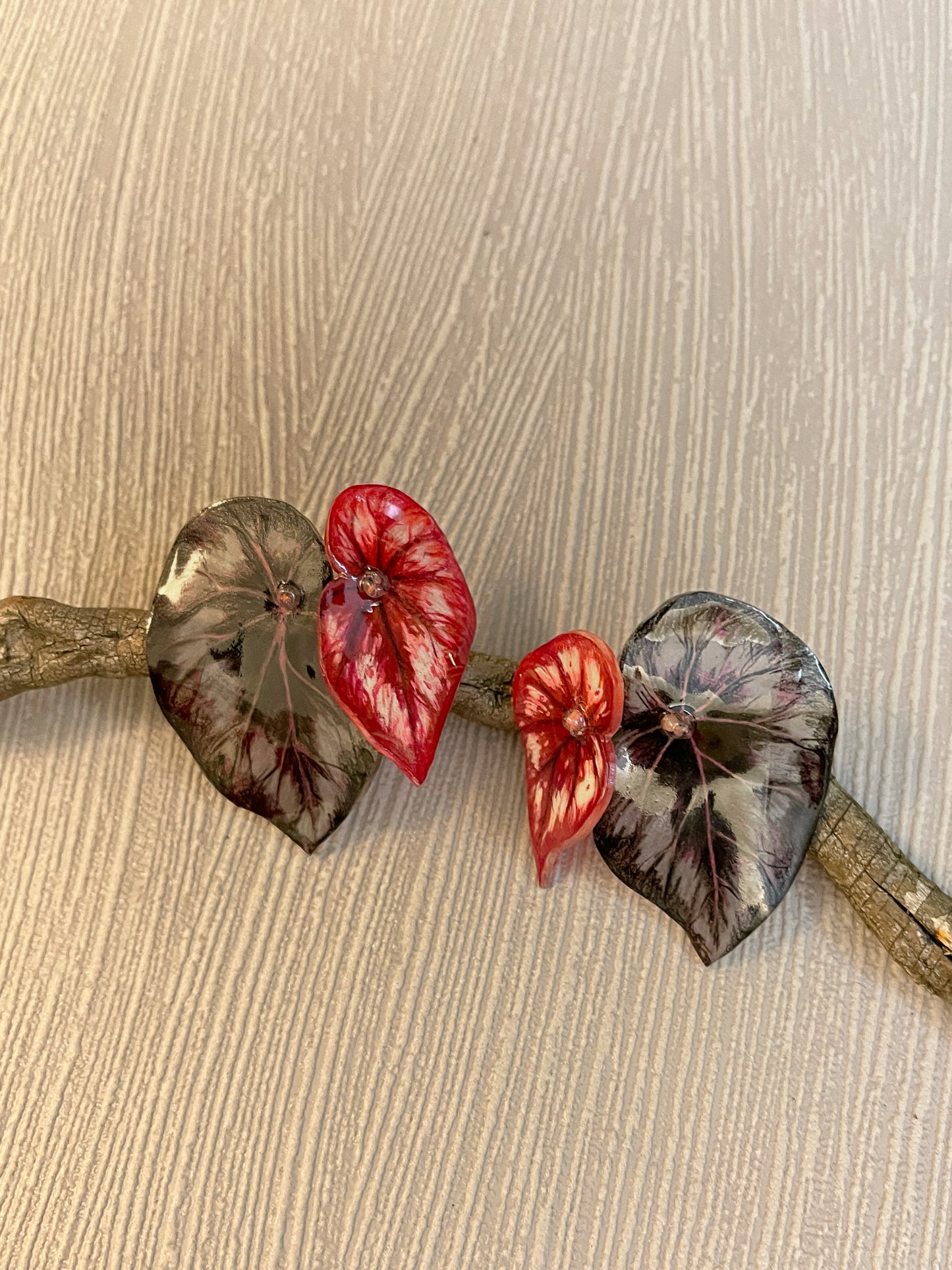 Begonia "Helen" — Mix Ohrringe