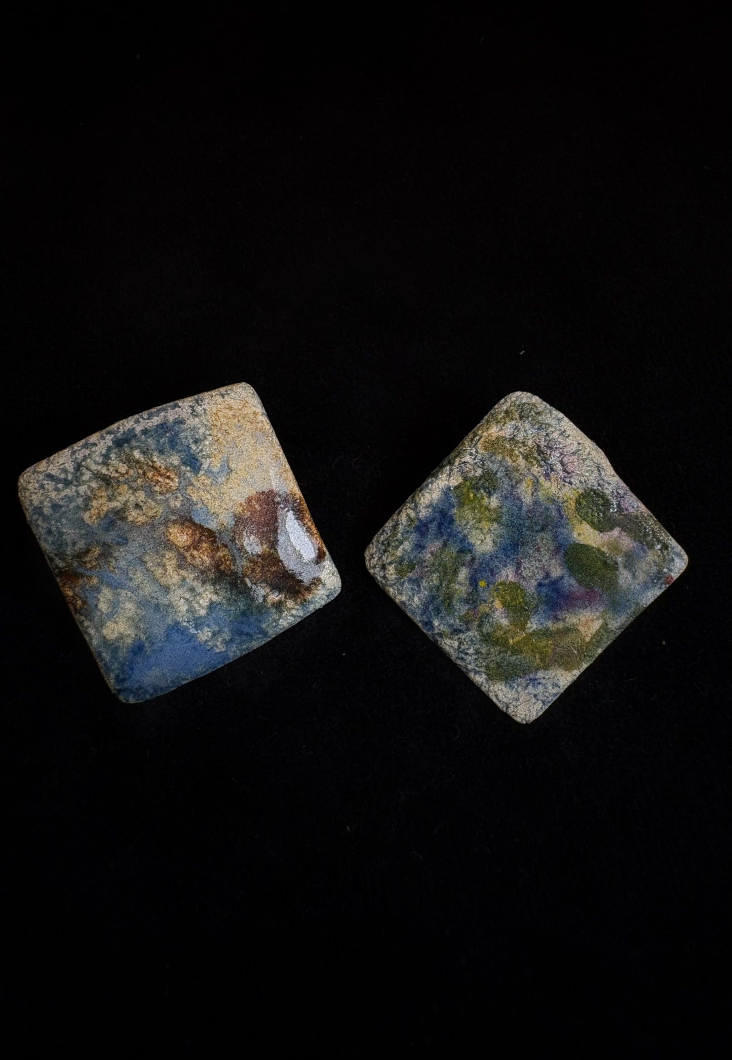 MINERAL GLAZE — “Blue Ore Relic“