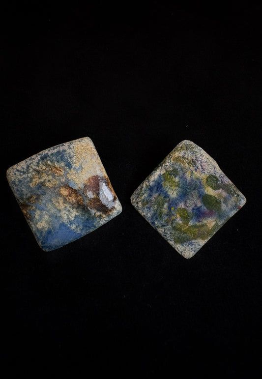 MINERAL GLAZE — “Blue Ore Relic“